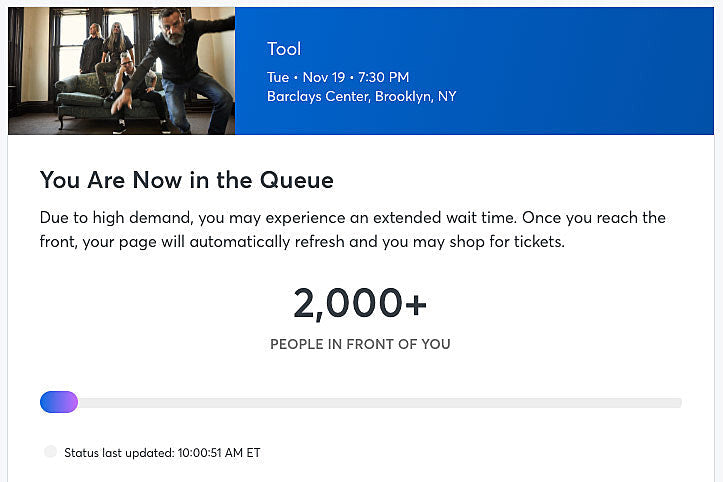 Tool expand tour (did you get tix?)