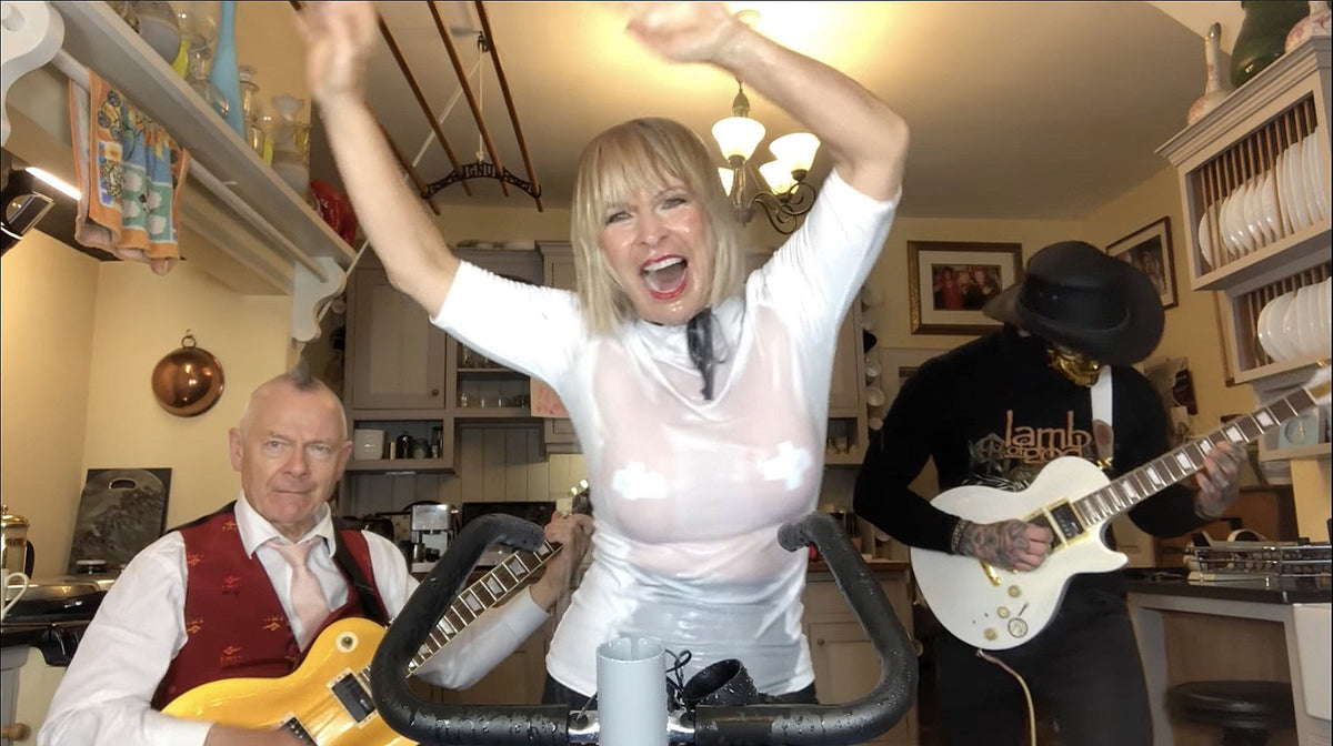 Toyah & Robert Fripp cover “Born to Be Wild” for his birthday & their anniversary