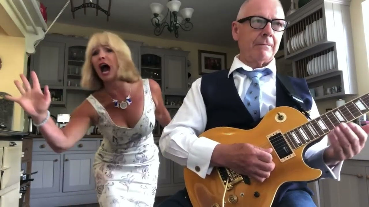 Watch Toyah & Robert Fripp perform “Dance in the Hurricane” in their kitchen