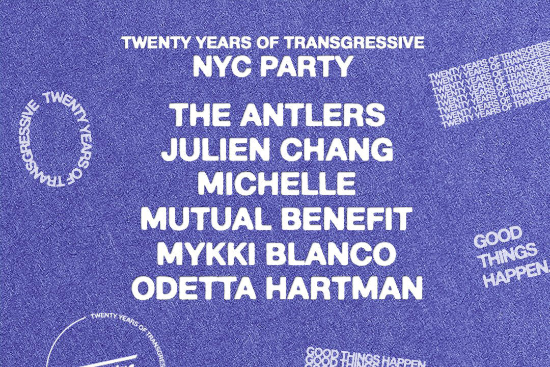 The Antlers, Mykki Blanco, Mutual Benefit & more playing Transgressive 20th anniversary party in NYC