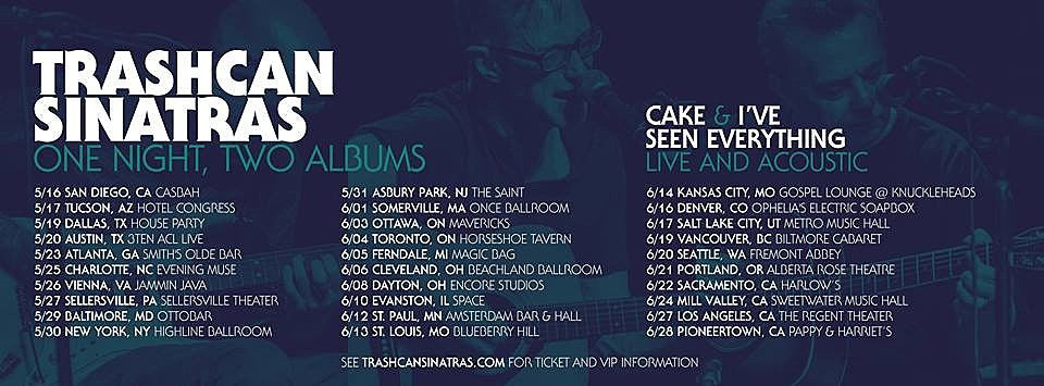 Trashcan Sinatras playing ‘Cake’ & ‘I’ve Seen Everything’ in full on tour