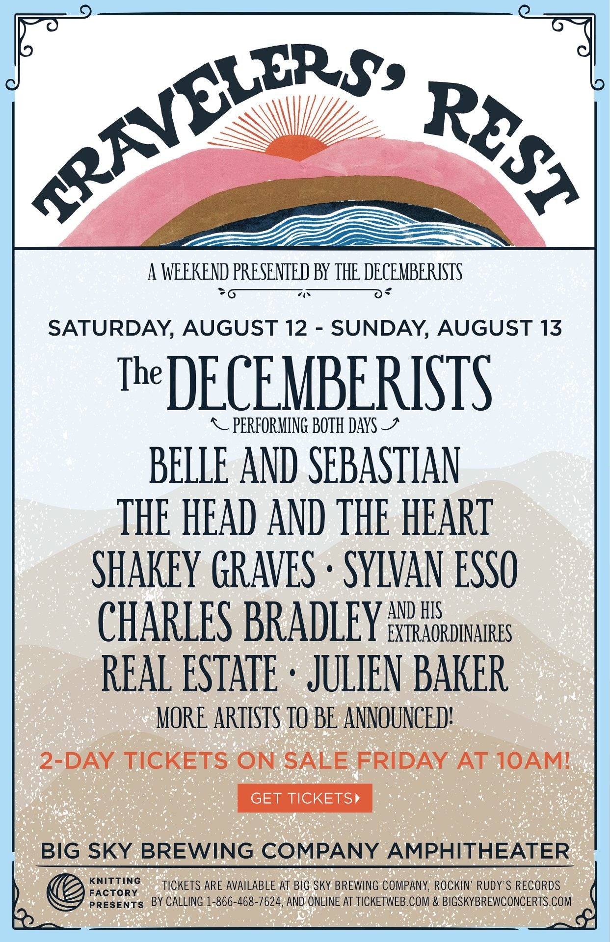 The Decemberists curated their own music festival (with Belle & Sebastian, Julien Baker & more)