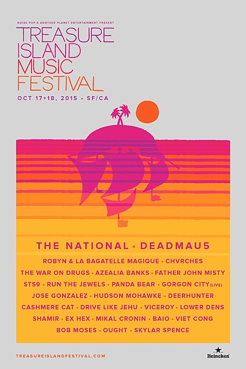 Treasure Island 2015 lineup: The National, War on Drugs, Run the Jewels, Azealia Banks, Drive Like Jehu, Deerhunter, more