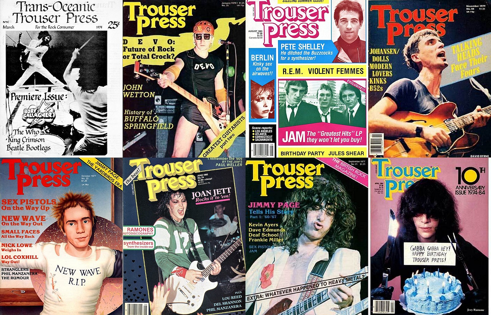 Trouser Press’ entire ’70s/’80s magazine run now available online for free