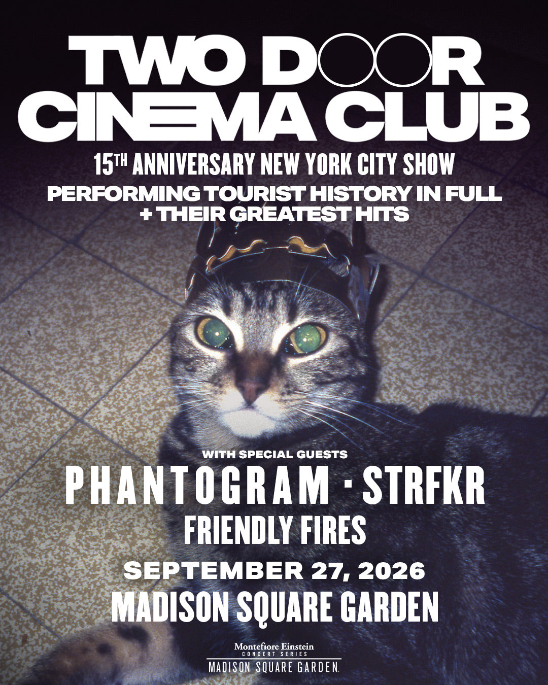 Two Door Cinema Club announce MSG show with Phantogram, STRFKR & Friendly Fires
