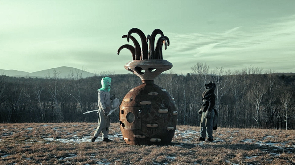 Ninjasonik & more playing graffiti artist UFO’s “Wastedland 2” installation in Brooklyn