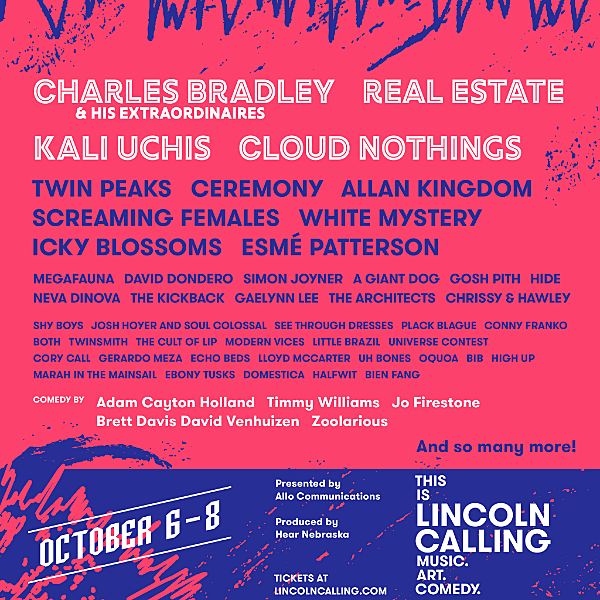 Lincoln Calling music festival 2016 initial lineup & tickets; Real Estate announce tour