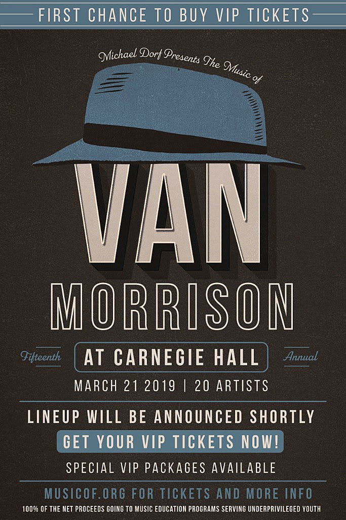 Van Morrison being honored with tribute show at Carnegie Hall