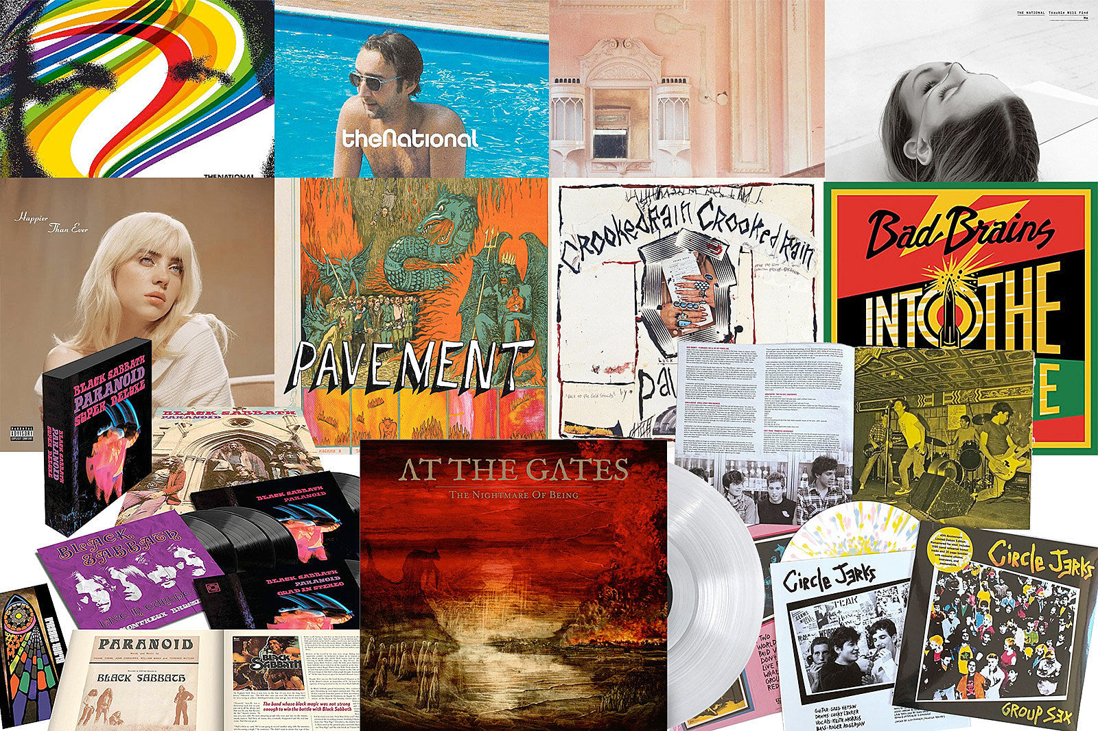 Vinyl for Sale: Black Sabbath, Billie Eilish, Bad Brains, Beastie Boys, BSS, The National, more