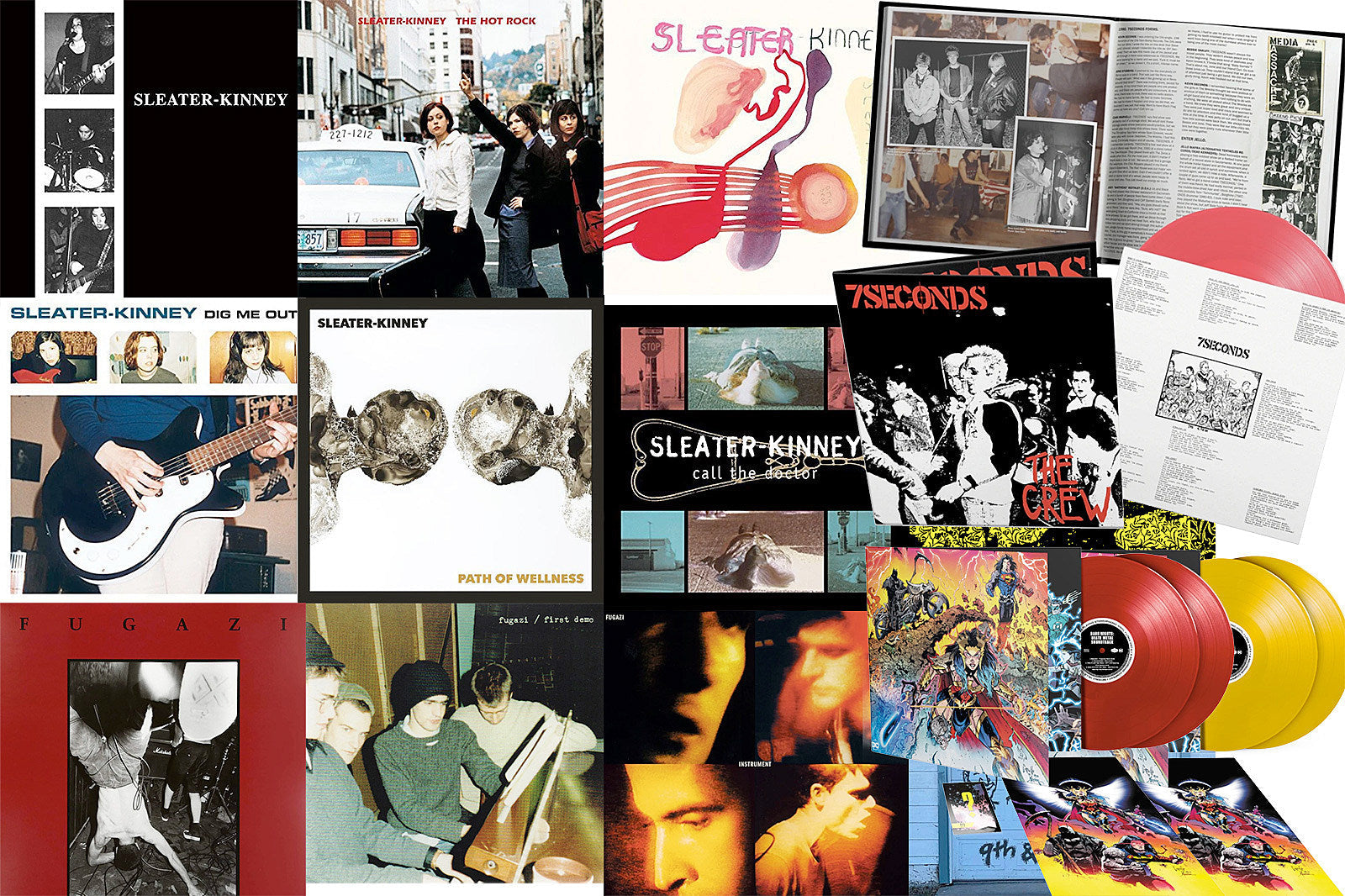 Vinyl For Sale: 7Seconds, Fugazi, Mastodon, Billie Joe Armstrong, Descendents, Sleater-Kinney, more