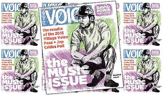 Village Voice publishes Pazz + Jop poll: Kendrick Lamar and “Hotline Bling” top the lists