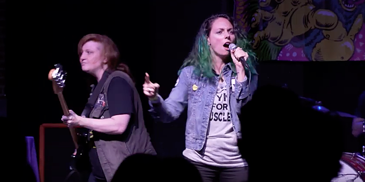 watch War On Women cover Fugazi on ‘Two Minutes to Late Night’ Fest special