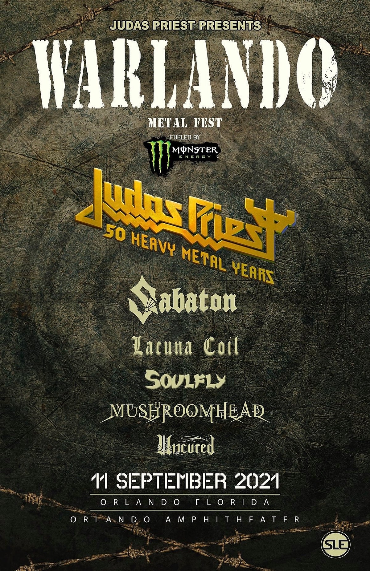 Judas Priest headlining/curating 2021 Warlando Fest