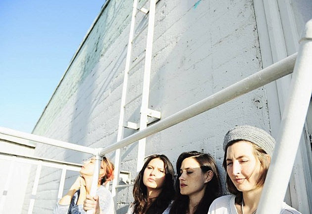Warpaint expand tour, playing Baby’s this month