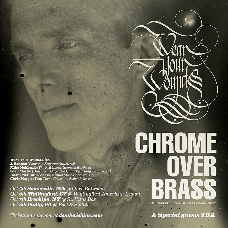 Wear Your Wounds (Converge’s J Bannon) going on first proper US tour