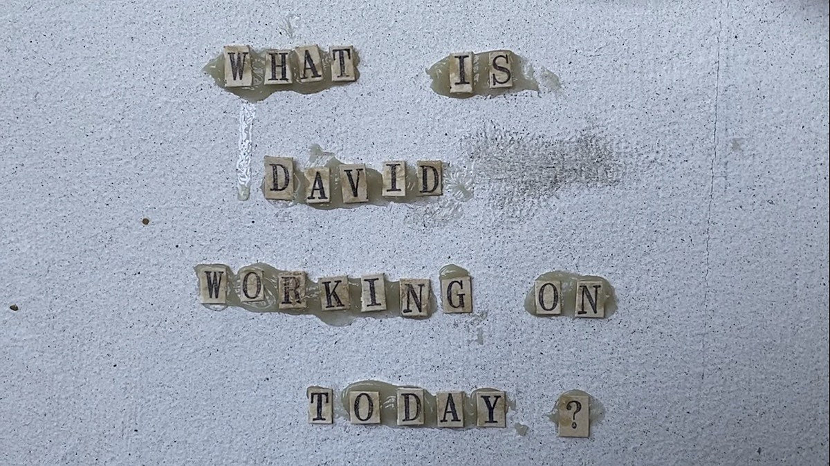 David Lynch answers the question “What Is David Working on Today?” on new web series