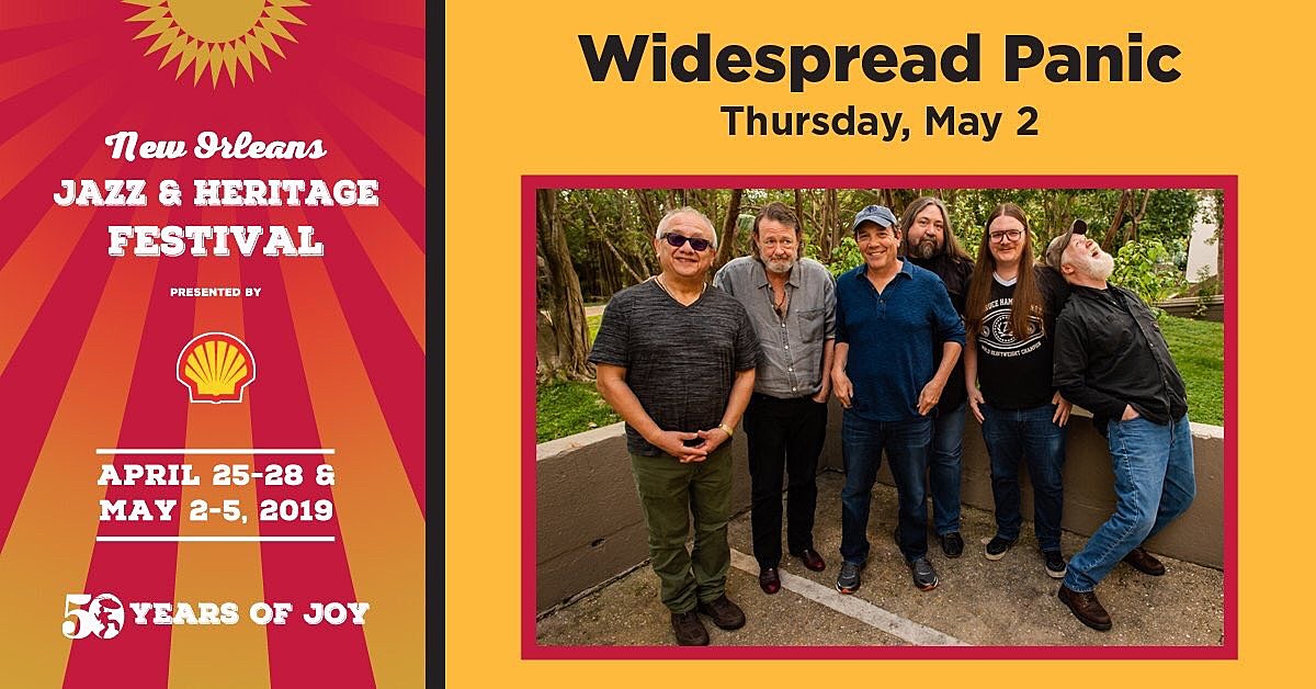 Widespread Panic replaces Fleetwood Mac (who replaced Rolling Stones) at Jazz Fest