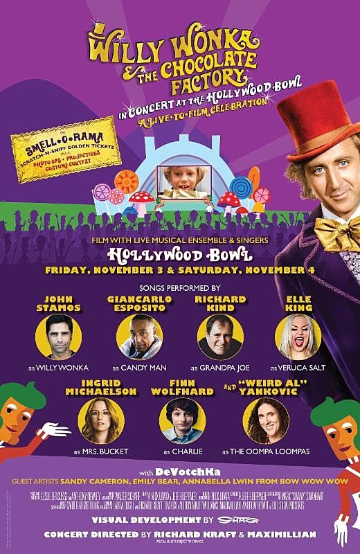 Weird Al, DeVotchKa, Finn Wolfhard & more playing ‘Willy Wonka’ @ Hollywood Bowl