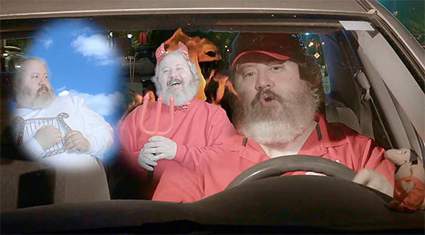 Wimps covet other people’s pizza in “O.P.P.” video