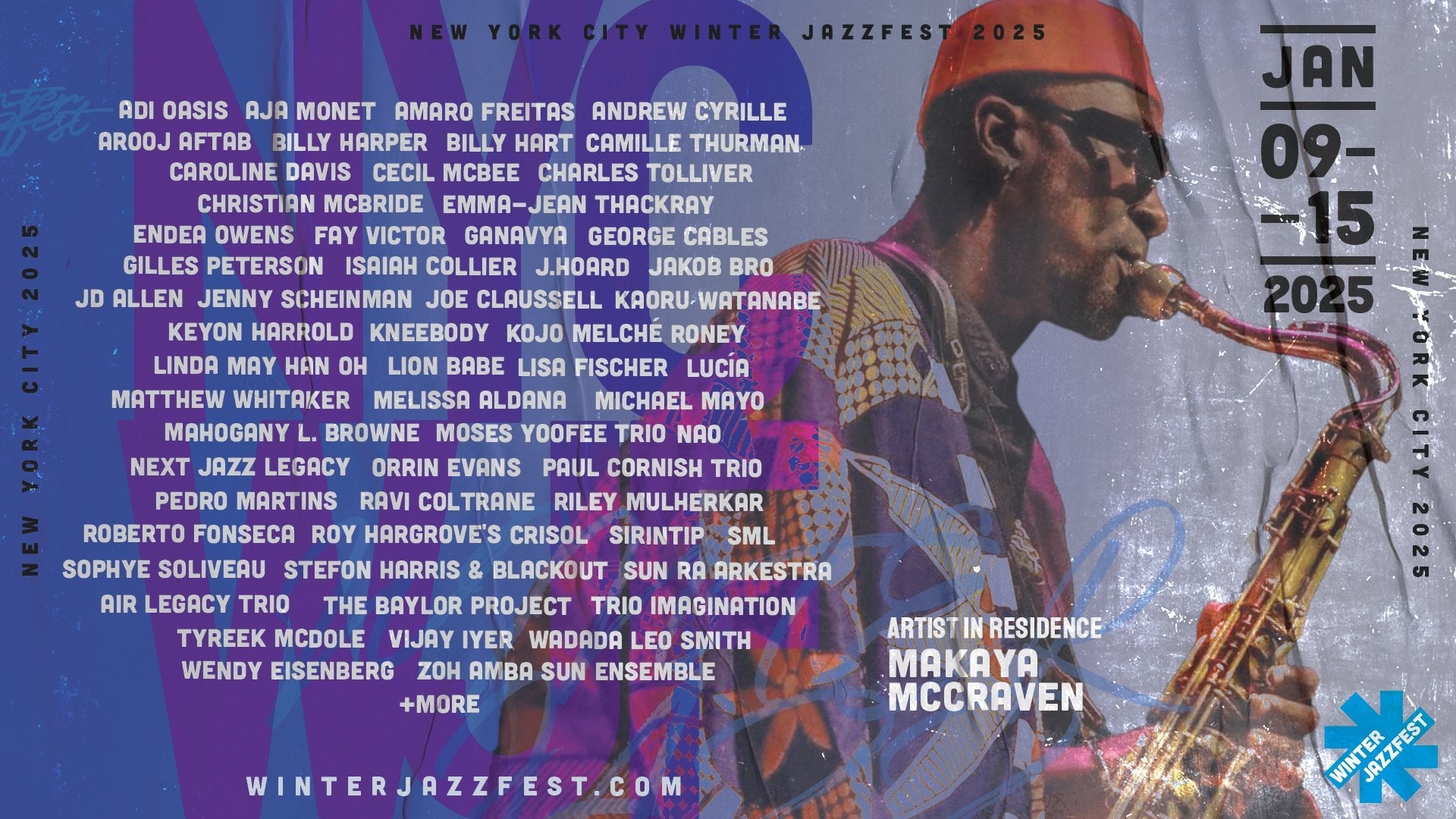 NYC Winter Jazzfest 2025 initial lineup: Makaya McRaven, ‘A Love Supreme’ 60th anniversary, more