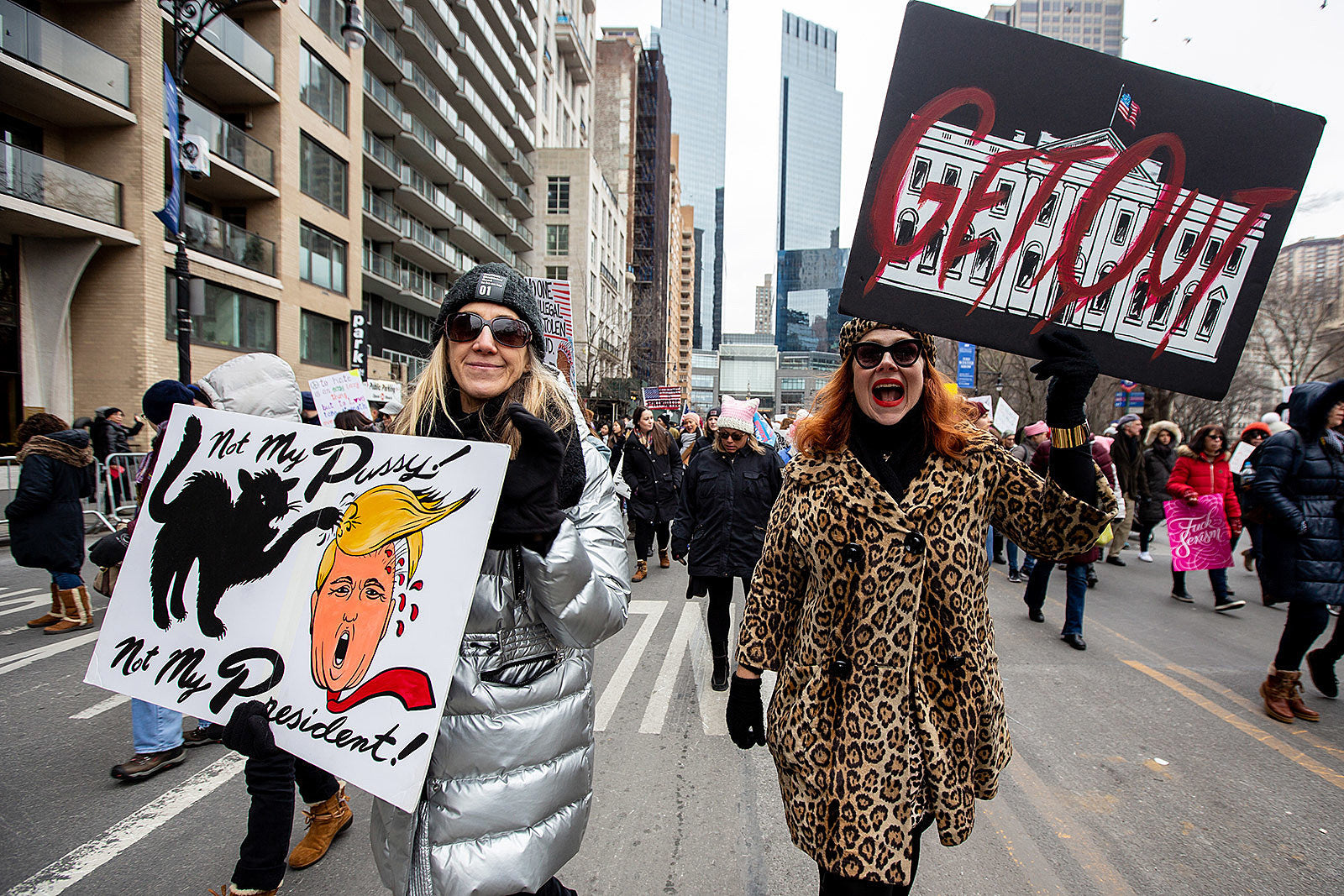 NY Women’s March split in 2 due to controversy (here are Alliance pics)