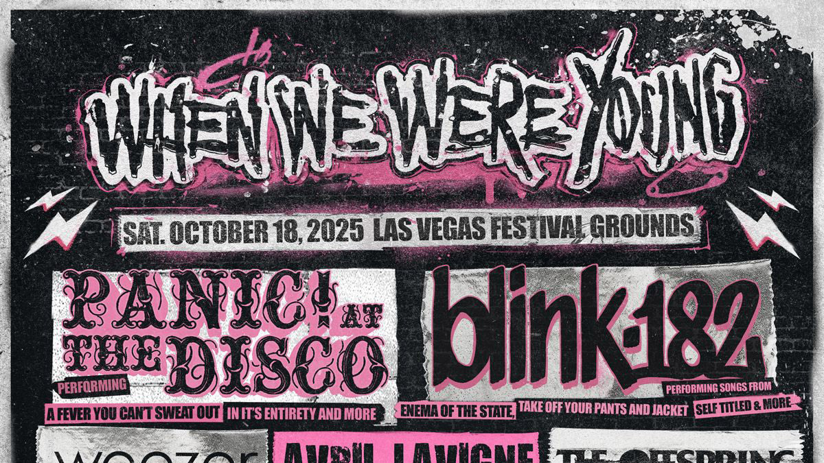 When We Were Young 2025 lineup: Panic! at the Disco, blink-182, Weezer, Avril, Knocked Loose, Straylight Run & more