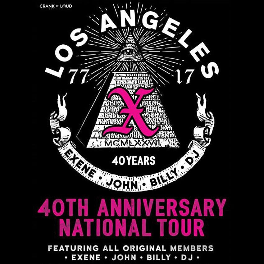X announce 40th anniversary tour