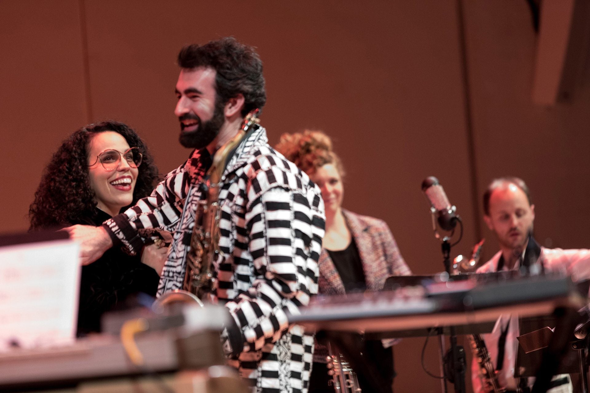 Xenia Rubinos & Adam Schatz played opening night of Ecstatic Music Fest (pics)
