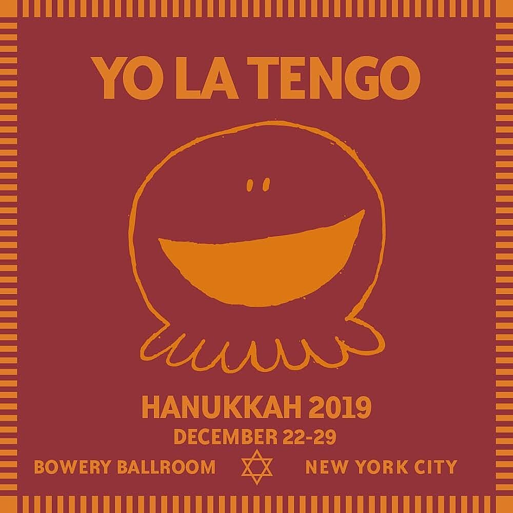 Yo La Tengo announce 2019 Hanukkah run at Bowery Ballroom