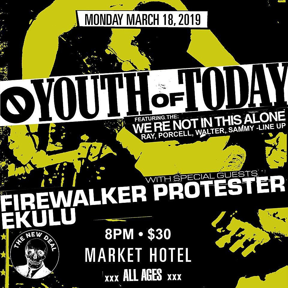 Youth of Today add 3rd Brooklyn show (tix on sale)