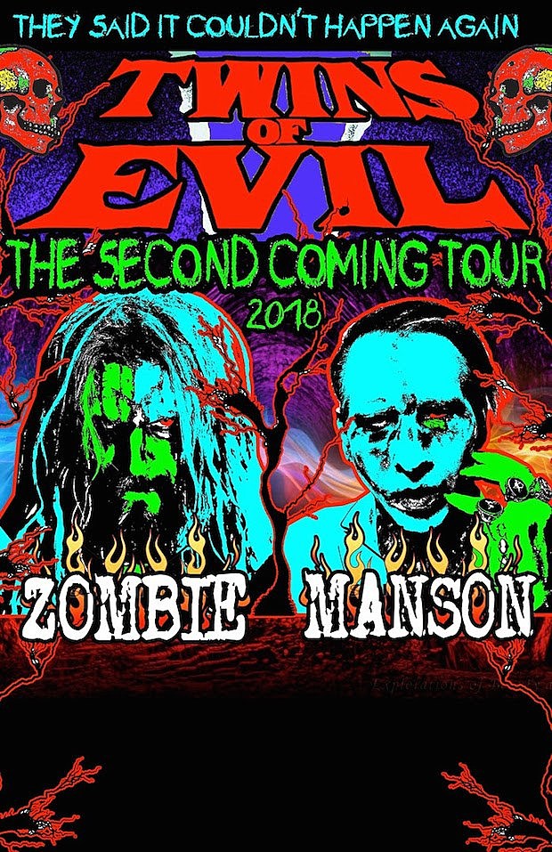 Marilyn Manson & Rob Zombie announce 2018 co-headlining tour