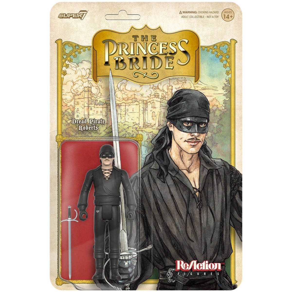 THE PRINCESS BRIDE REACTION WAVE 1 FIGURE - DREAD PIRATE ROBERTS