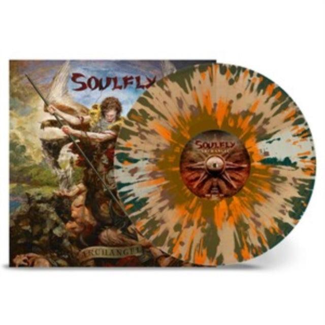 SOULFLY 'ARCHANGEL' LP (10th Anniversary, Green Orange Brown Splatter Vinyl)