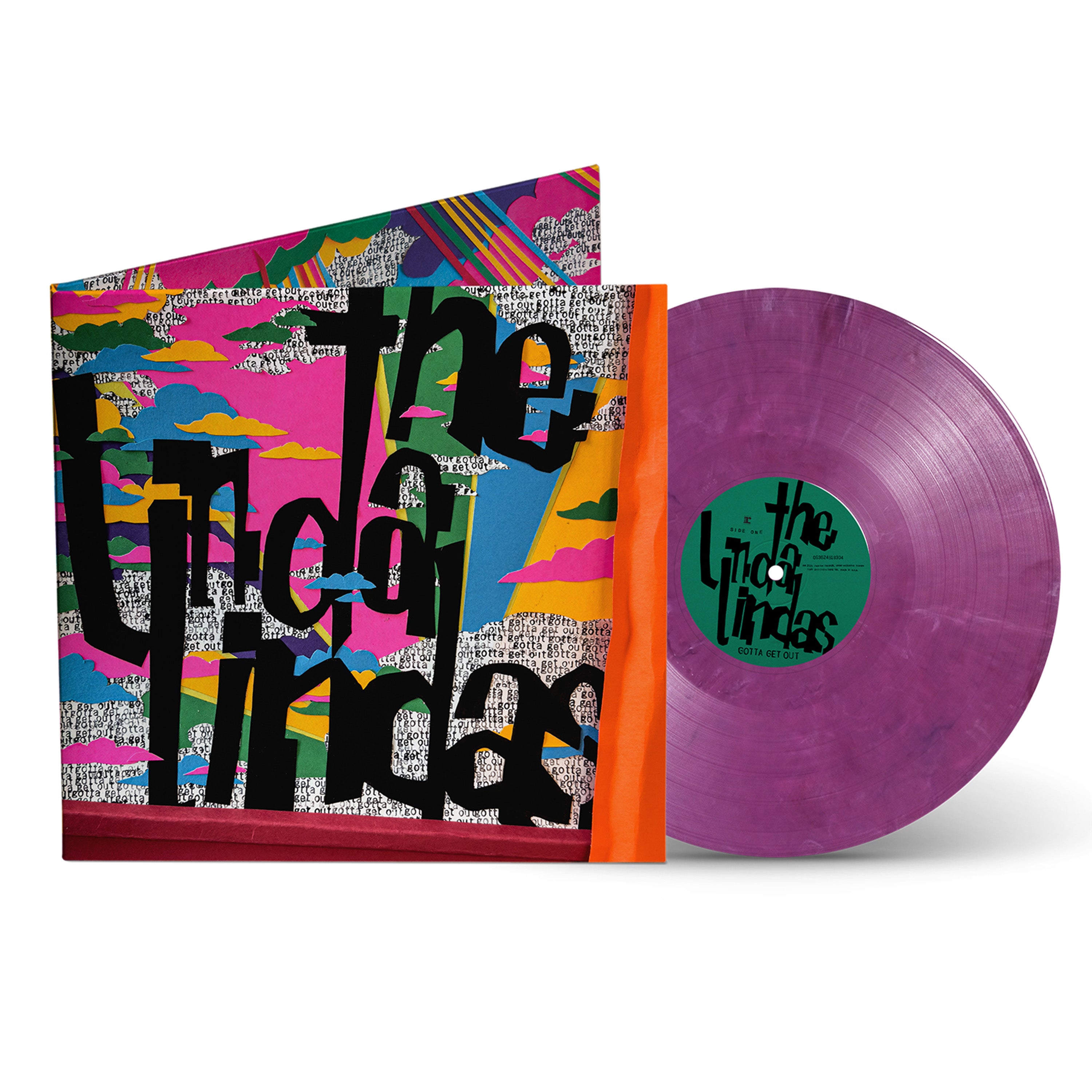 THE LINDA LINDAS 'GOTTA GET OUT' LP (Eco Mix Purple/Pink Vinyl)