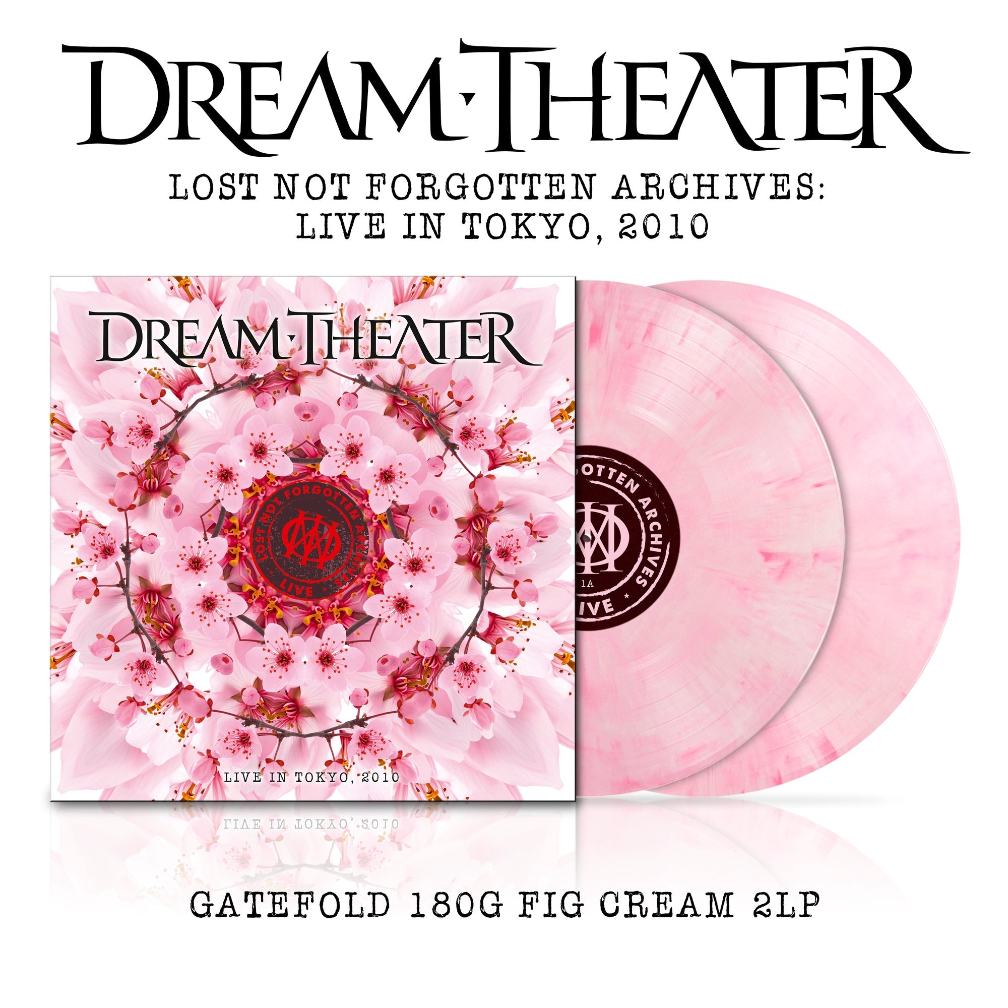 DREAM THEATER 'LOST NOT FORGOTTEN ARCHIVES: LIVE IN TOKYO, 2010' 2LP (Fig Cream Vinyl)