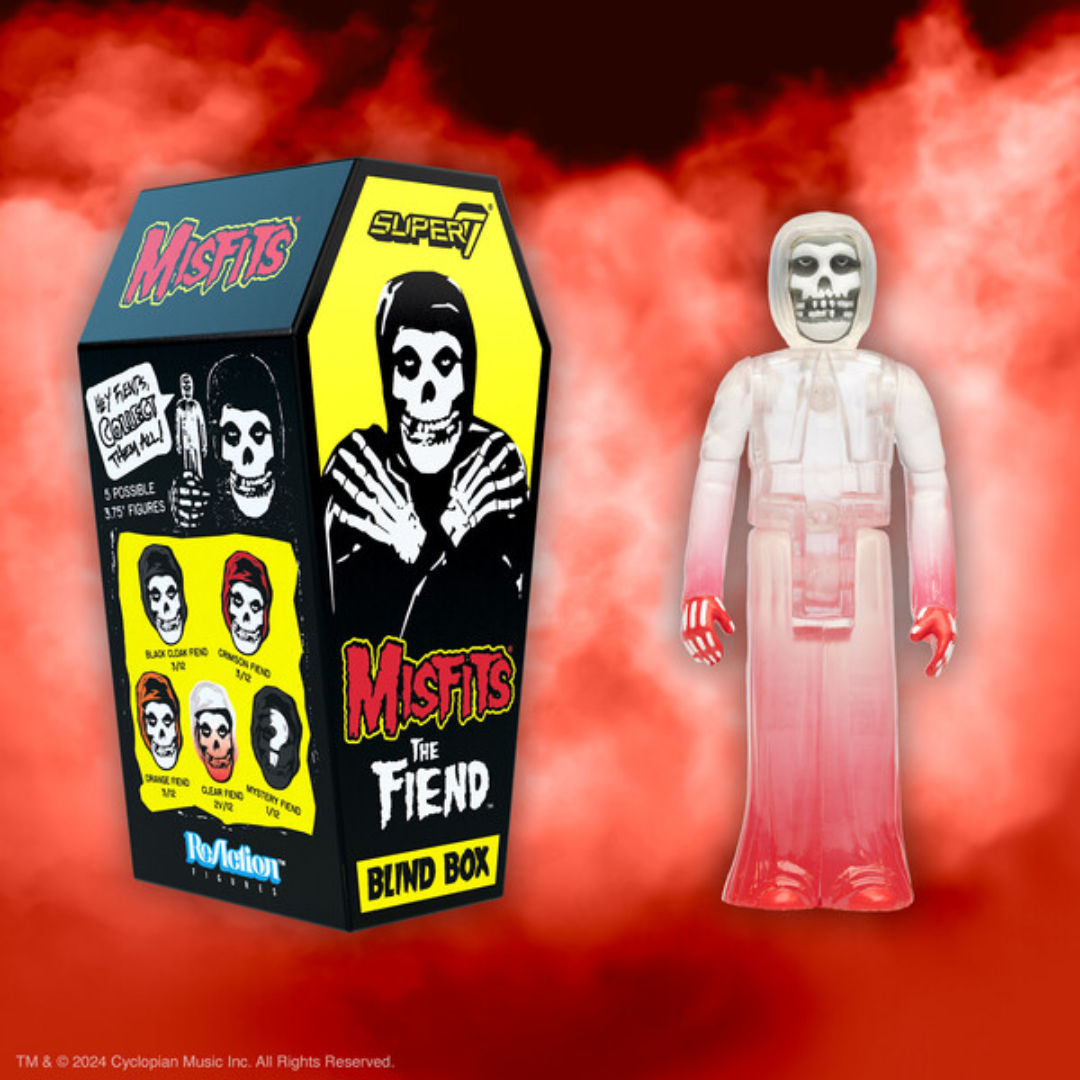 MISFITS BLIND BOX REACTION FIGURES (BOX OF 12 w/COMPLETE SET)