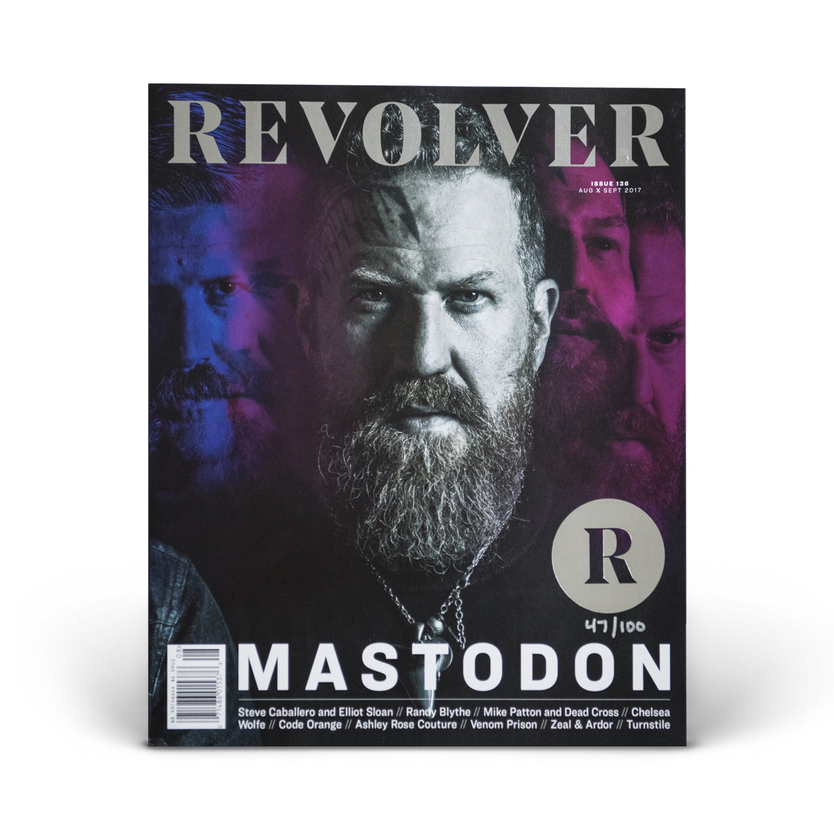 REVOLVER SILVER COLLECTOR'S EDITION RELAUNCH ISSUE FEATURING MASTODON BRENT HINDS COVER
