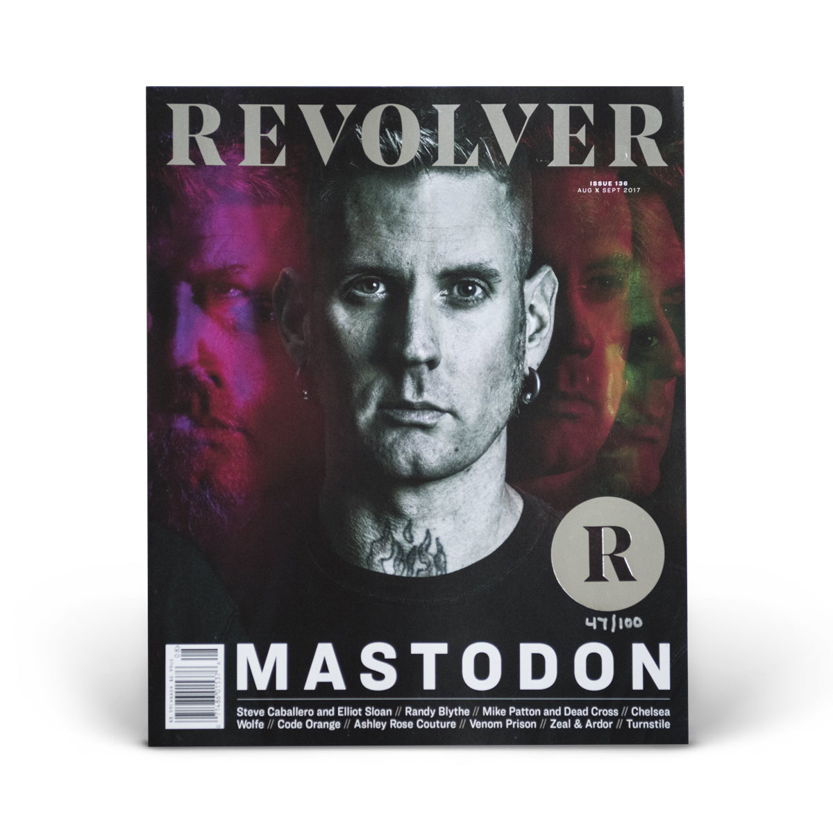 REVOLVER SILVER COLLECTOR'S EDITION RELAUNCH ISSUE FEATURING MASTODON BRANN DAILOR COVER