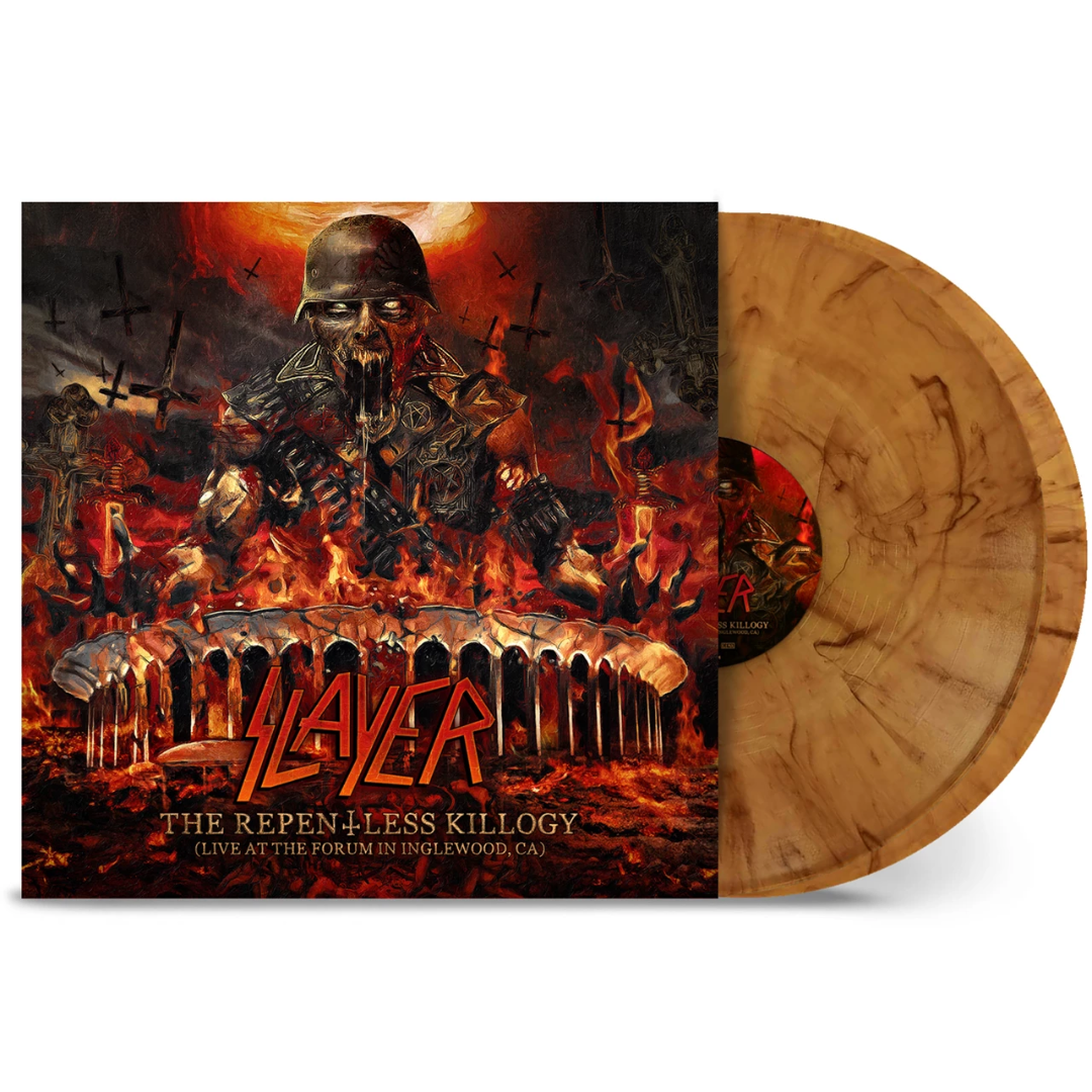 SLAYER 'THE REPENTLESS KILLOGY (LIVE AT THE FORUM IN INGLEWOOD, CA)' 2LP (Amber Smoke Vinyl)