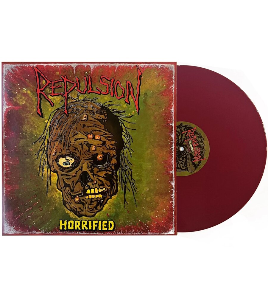 REPULSION 'HORRIFIED' LP (Oxblood Vinyl)