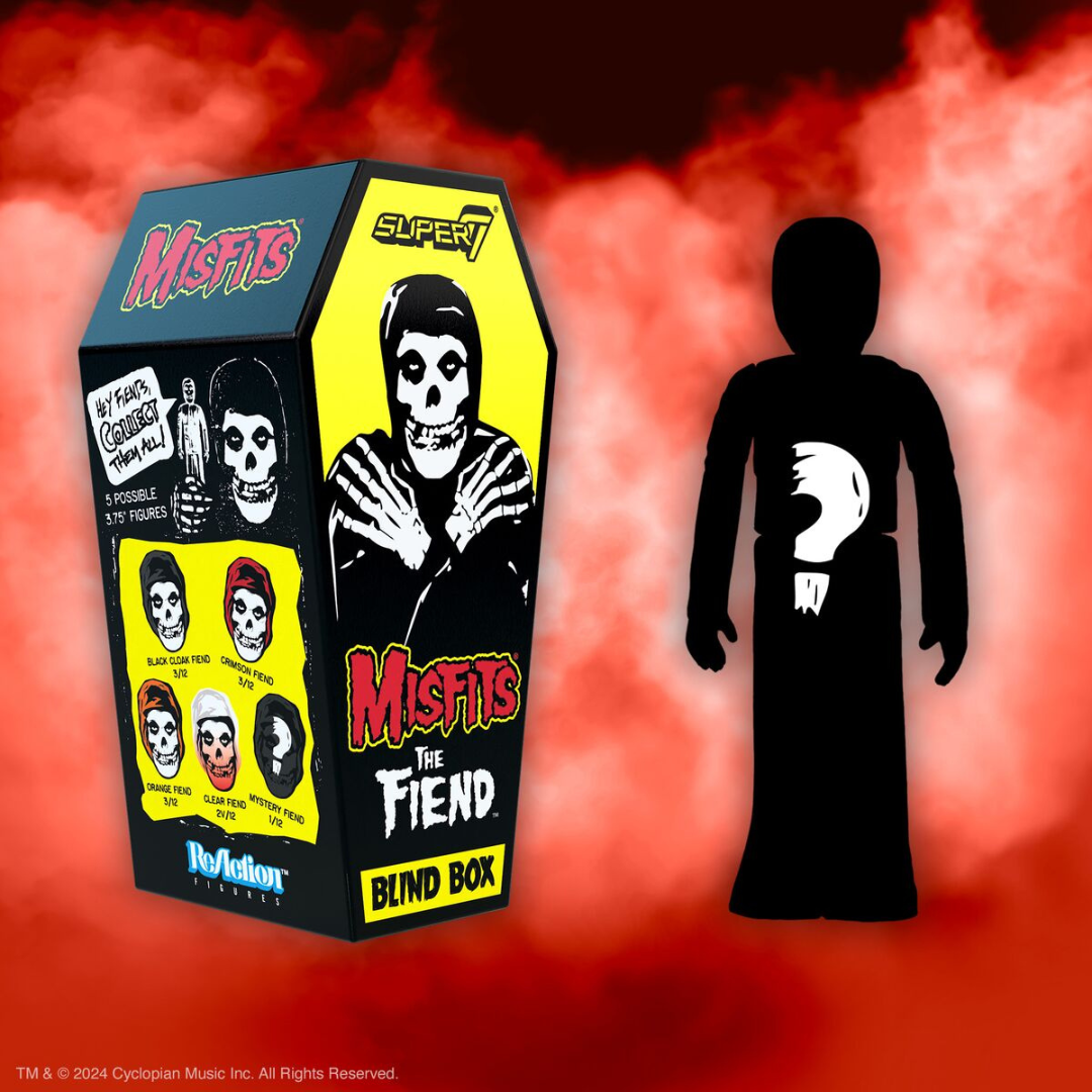 MISFITS BLIND BOX REACTION FIGURES (BOX OF 12 w/COMPLETE SET)