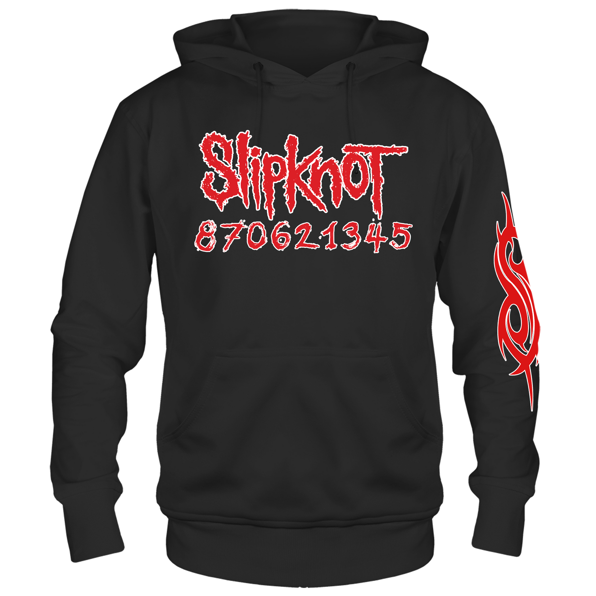SLIPKNOT BARCODE BLACK FRT/BCK HOODIE