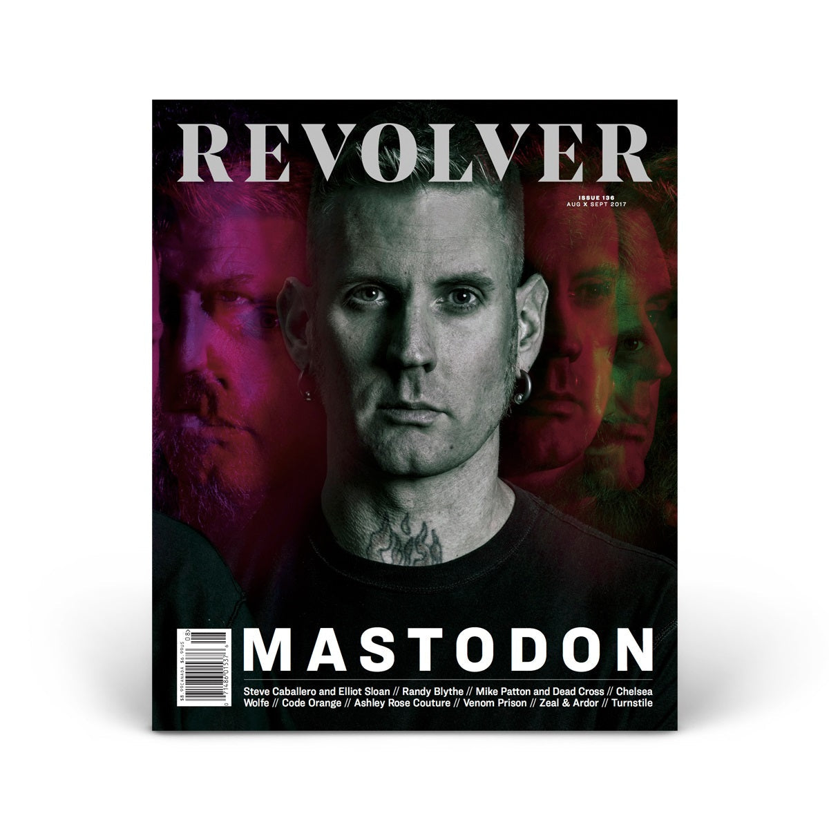 REVOLVER AUG/SEPT 2017 ISSUE SILVER COLLECTOR'S EDITION FEATURING MASTODON ONLY 200 MADE