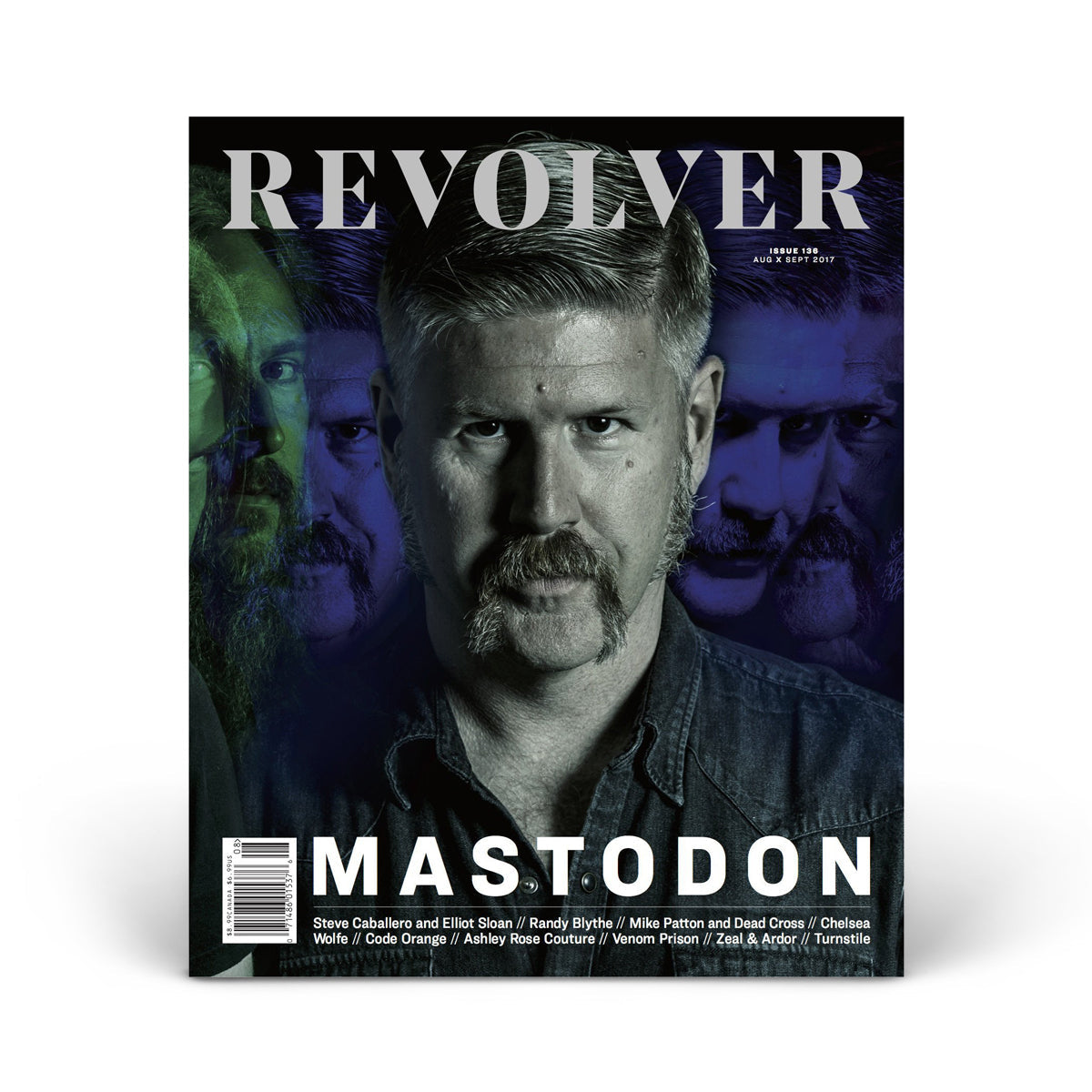 REVOLVER AUG/SEPT 2017 ISSUE SILVER COLLECTOR'S EDITION FEATURING MASTODON ONLY 200 MADE