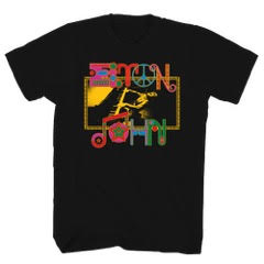 ELTON JOHN BLACK PIANO PHOTO TEE