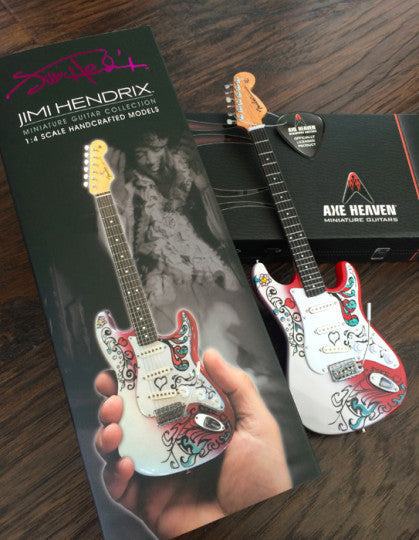 OFFICIALLY LICENSED JIMI HENDRIX MINI FENDER™ STRAT™ MONTEREY GUITAR MODEL