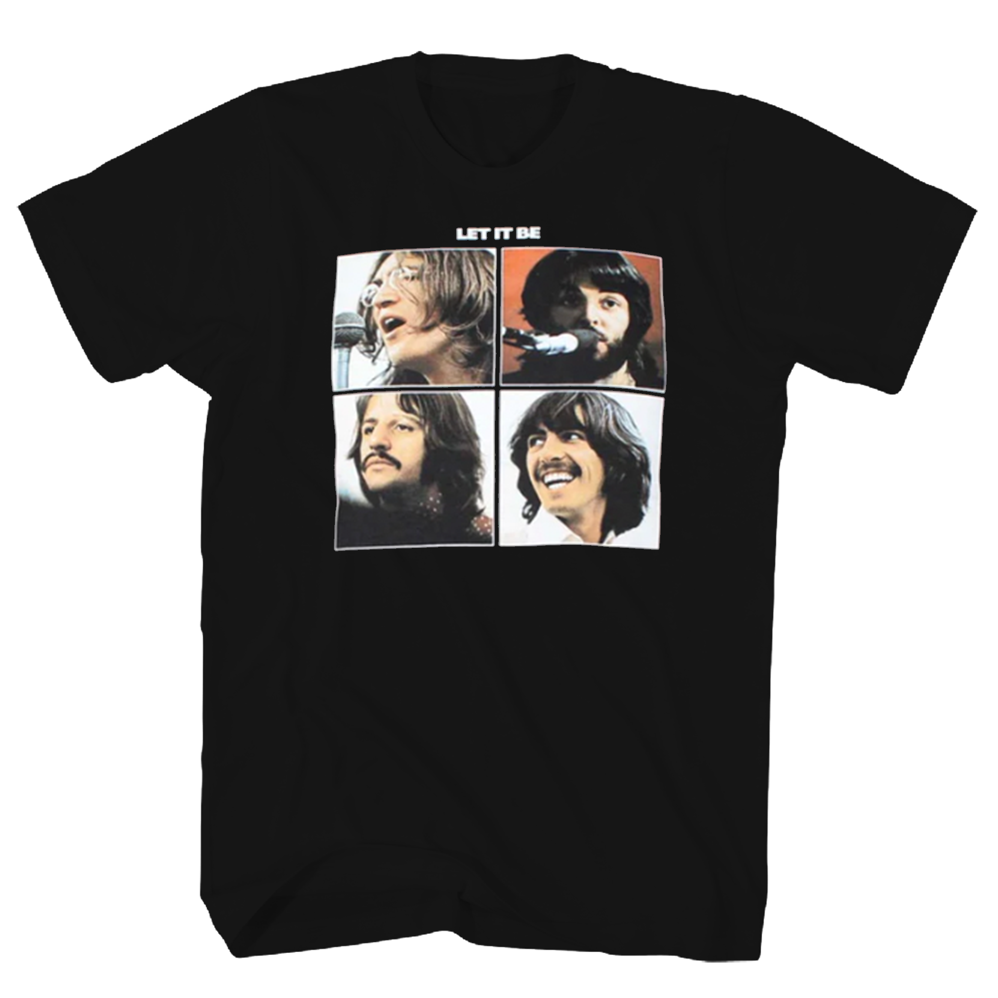 BEATLES LET IT BE BLACK SS TEE