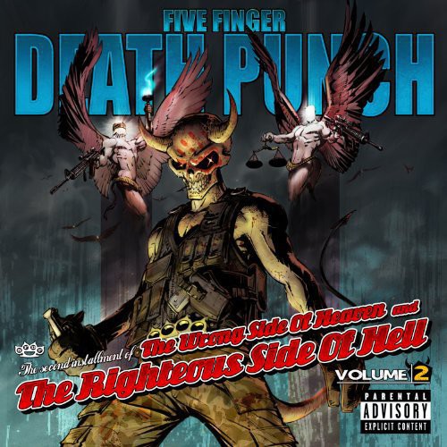 FIVE FINGER DEATH PUNCH 'THE WRONG SIDE OF HEAVEN & THE RIGHTEOUS SIDE OF HELL V2 2LP