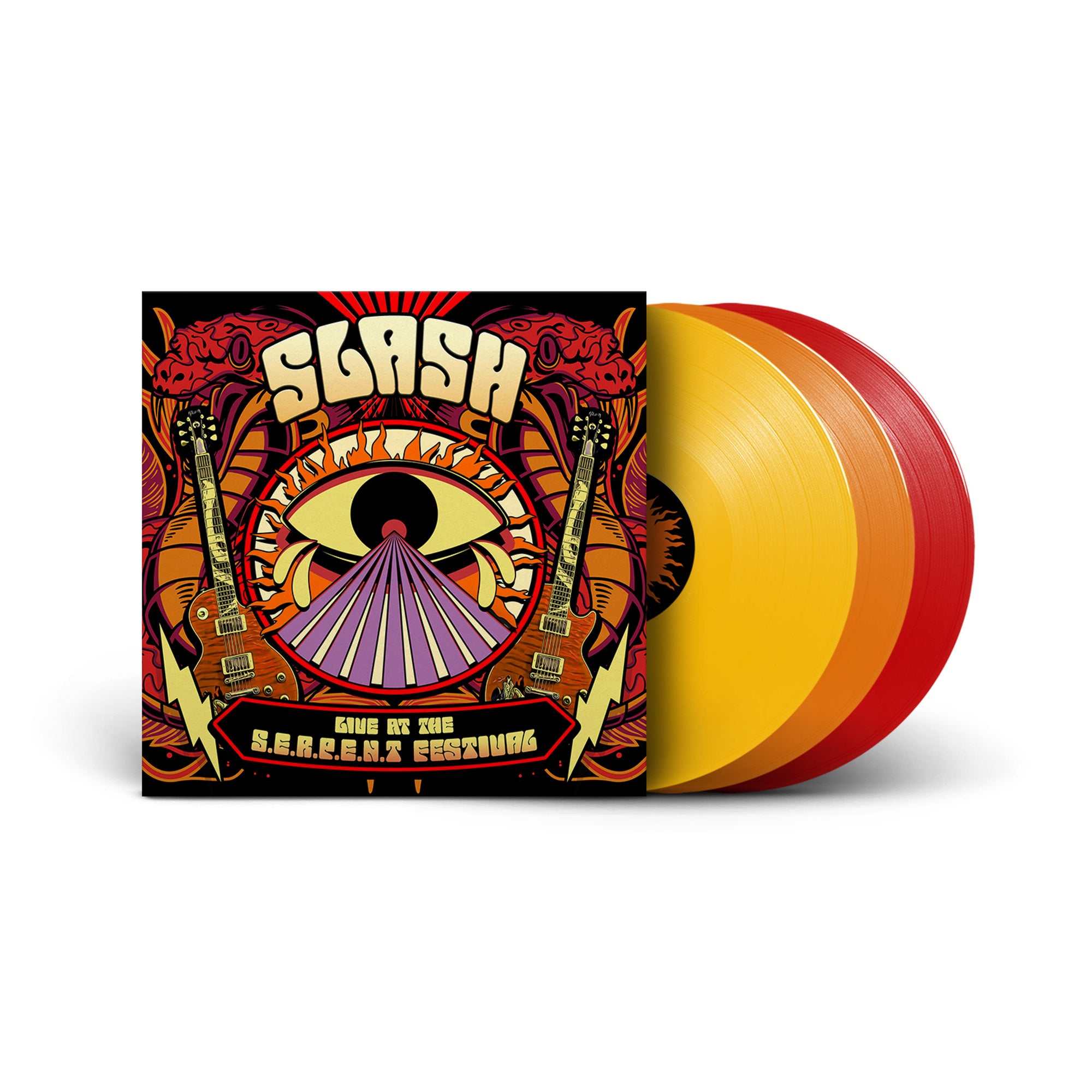 SLASH 'LIVE AT THE S.E.R.P.E.N.T. FESTIVAL' 3LP (Tri-Color Vinyl)