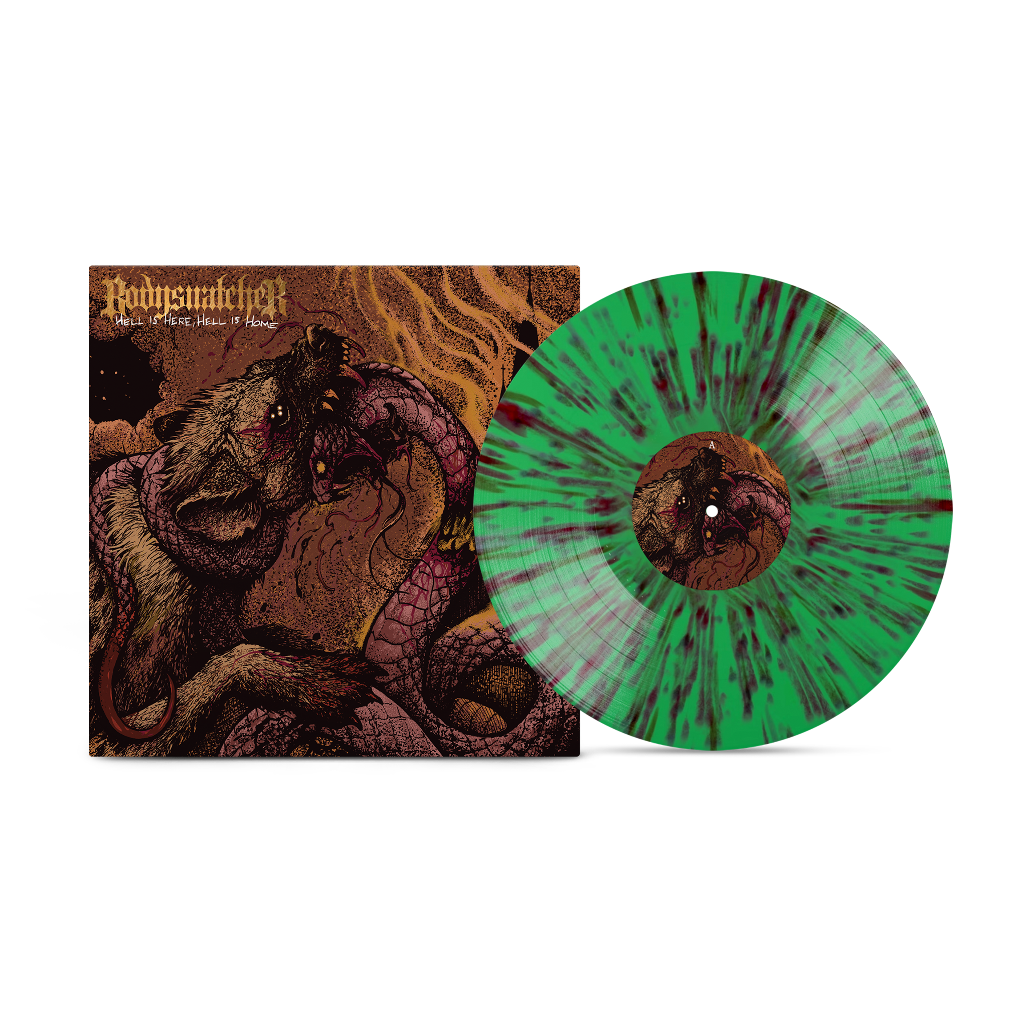 BODYSNATCHER 'HELL IS HERE, HELL IS HOME' LP (Venom Mint Splatter Vinyl)